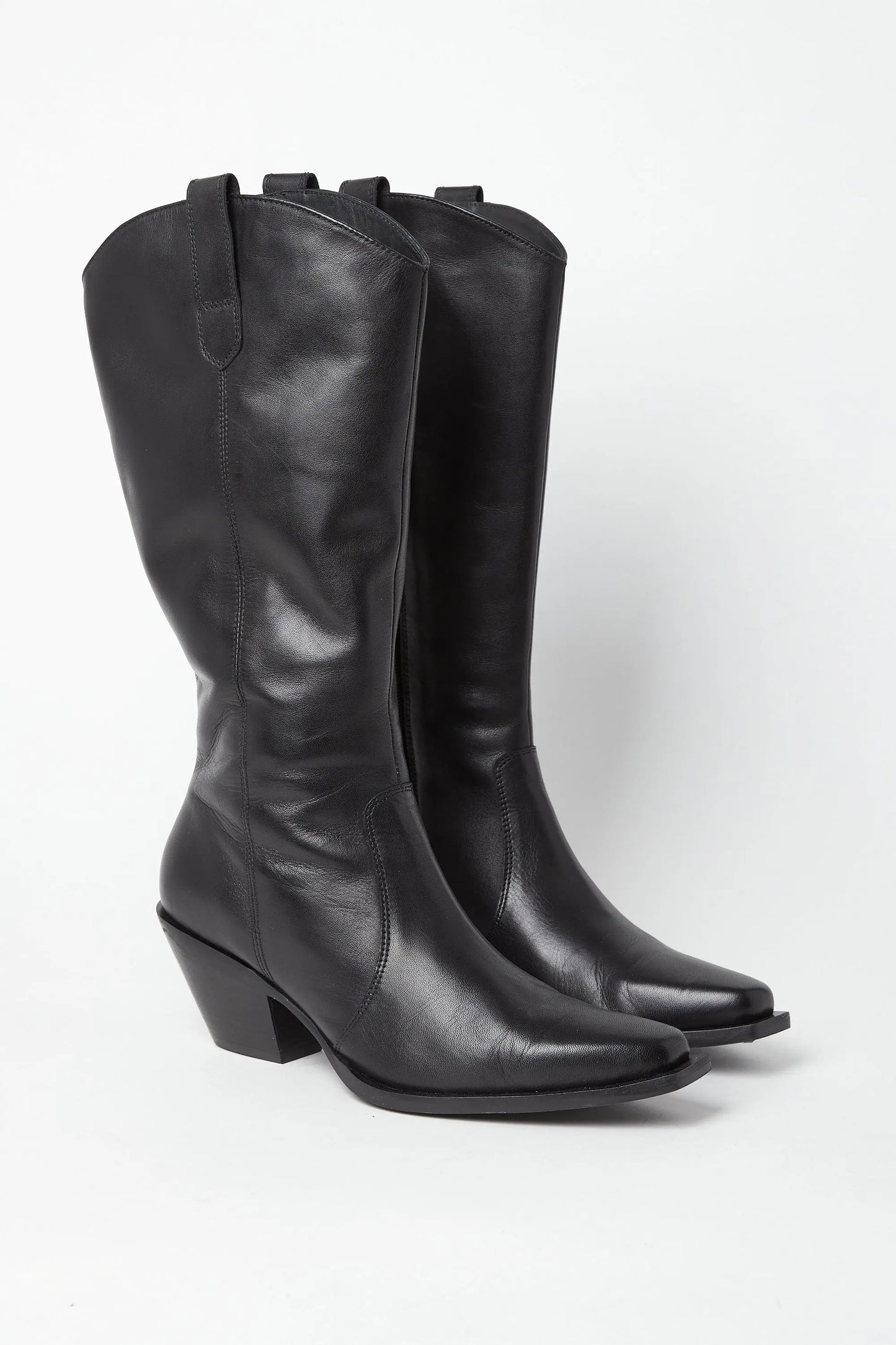 Edit No9 Knee High western boots in larger sizes- main shot