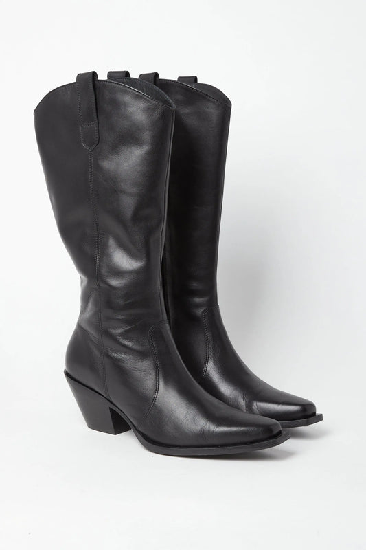 Edit No9 Knee High western boots in larger sizes- main shot